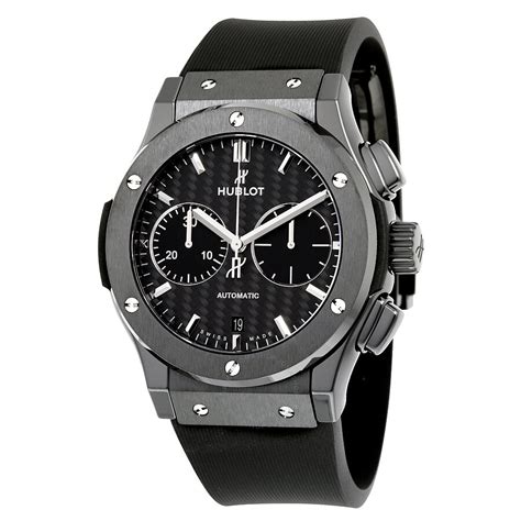 hublot men's chronograph square black|Hublot watches uk.